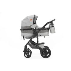   Mama Kiddies® Evening Star 3in1 Multi-Kinderwagen mit Zubehör in der Farbe Grau + Geschenk