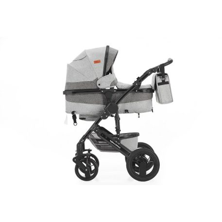 Mama Kiddies® Evening Star 3in1 Multi-Kinderwagen mit Zubehör in der Farbe Grau + Geschenk