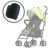 Fußsack zum Mama Kiddies Mignon Full of Extras Sport Kinderwagen, zusammenklappbar wie ein Regenschirm (New Line)