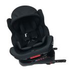 ISOFIX  360°-in drehbarer Mama Kiddies Champion Sicherheits - Autositz (0-36 kg) Farbe  dunkel grau mit Sonnenschirm als Geschenk