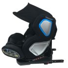ISOFIX  360°-in drehbarer Mama Kiddies Champion Sicherheits - Autositz (0-36 kg) Farbe  dunkel grau mit Sonnenschirm als Geschenk