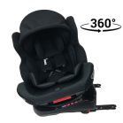 ISOFIX  360°-in drehbarer Mama Kiddies Champion Sicherheits - Autositz (0-36 kg) Farbe  dunkel grau mit Sonnenschirm als Geschenk