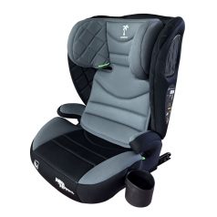   Mama Kiddies® i-Fix Corsica Kindersitz (100–150 cm) in Hellgrau + Geschenk