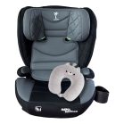 Mama Kiddies® i-Fix Corsica Kindersitz (100–150 cm) in Hellgrau + Geschenk