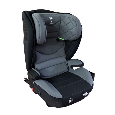 Mama Kiddies® i-Fix Corsica Kindersitz (100–150 cm) in Hellgrau + Geschenk