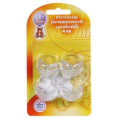 4 Stück Baby Bruin Sicherheitseckenschutz mit Design