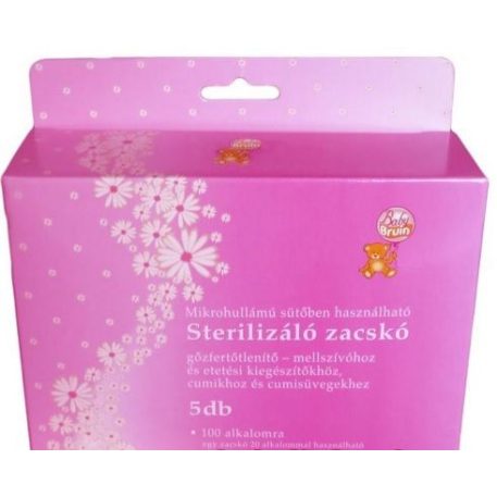 Baby Bruin Sterilisationstüten (5 Stück) für 100 Verwendungen