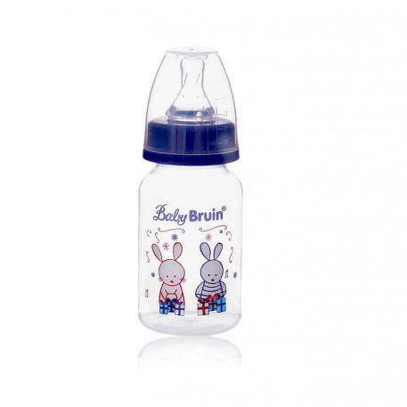Baby Bruin Babyflasche - 120 ml + Geschenk - blau