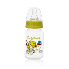Baby Bruin Babyflasche - 120 ml + Geschenk - grün