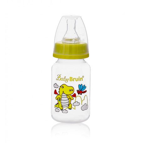 Baby Bruin Babyflasche - 120 ml + Geschenk - grün