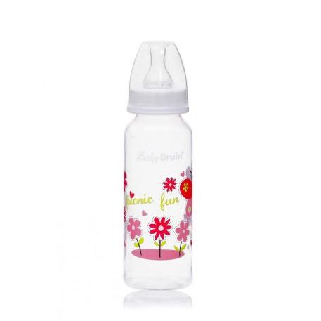 1 St. Baby Bruin PP Babyflasche 240 ml + Geschenk - weiss