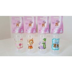 Baby Bruin Babyflasche mit Henkel, 240 ml + Geschenk - rosa