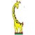 Wanddekoration mit Höhenmesser - Giraffe