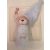 Pfeifplüschteddy mit Mütze 13 cm - weiss