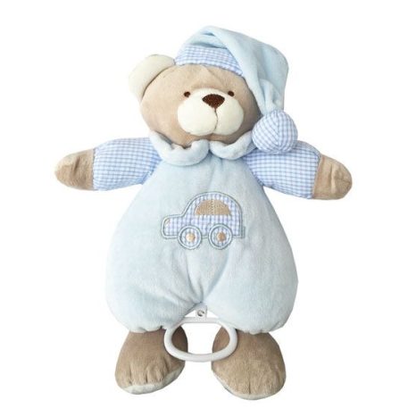 Musizierender Plüschbär, aufziehbar 30 cm (in mehreren Farben)