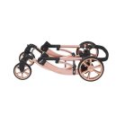 Kinderwagen Mama Kiddies® Sun Grey ELITE 3 in 1 mit Zubehör in hellgrau + Geschenk