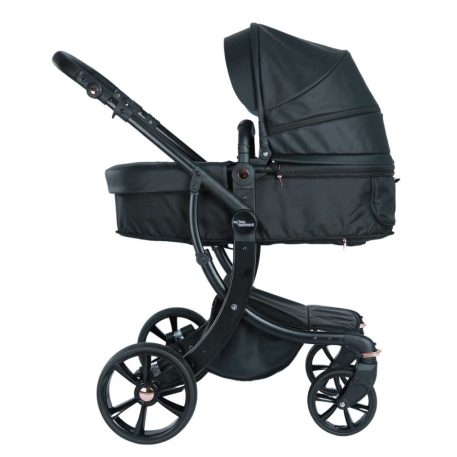 Mama Kiddies® New York 3-in-1 Multifunktions-Kinderwagen mit Zubehör in Schwarz + Geschenk