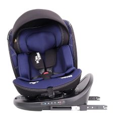   Black November - ISOFIX 360° drehbarer Mama Kiddies i-Size Power GT2 Kindersitz (40-150 cm) in Blau mit gratis Sonnenschutz
