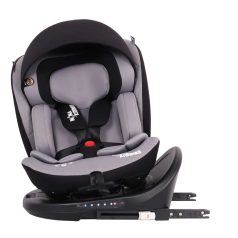   Black November - ISOFIX 360° drehbarer Mama Kiddies i-Size Power GT2 Kindersitz (40-150 cm) in Grau mit gratis Sonnenschutz
