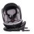 ISOFIX 360° drehbarer Mama Kiddies i-Size Power GT2 Kindersitz (40-150 cm) in Grau mit gratis Sonnenschutz