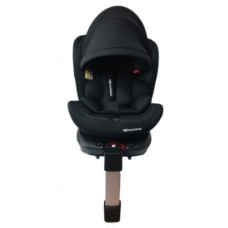 Mama Kiddies Baby Pilot Kindersitz mit 360° Drehung (0-36kg) und ISOFIX System, in Schwarz + Geschenk Sonnenblende