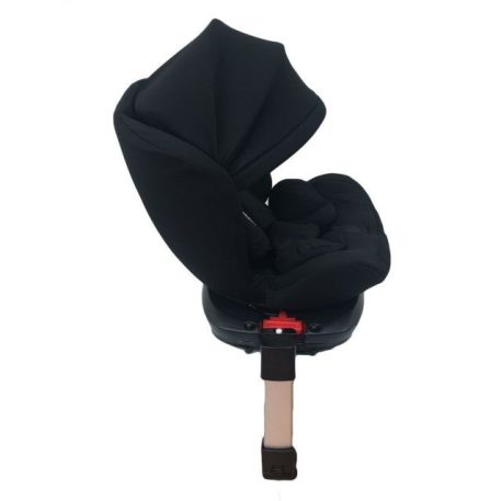 Mama Kiddies Baby Pilot Kindersitz mit 360° Drehung (0-36kg) und ISOFIX System, in Schwarz + Geschenk Sonnenblende