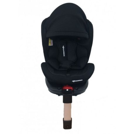 Mama Kiddies Baby Pilot Kindersitz mit 360° Drehung (0-36kg) und ISOFIX System, in Schwarz + Geschenk Sonnenblende