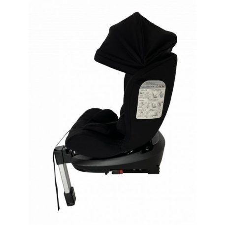 Mama Kiddies Baby Pilot Kindersitz mit 360° Drehung (0-36kg) und ISOFIX System, in Schwarz + Geschenk Sonnenblende