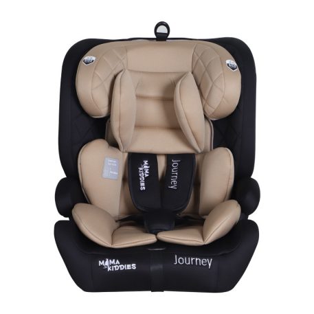Mama Kiddies i-Fix Journey 2-in-1 Kindersitz (76–150 cm) in Beige / Schwarz