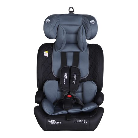 Mama Kiddies® i-Fix Journey 2-in-1 Kindersitz (76–150 cm) in Grau / Schwarz