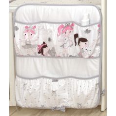   Mama Kiddies Baby Bear Aufbewahrungstasche in Weiß mit Ballettmuster