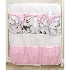   Mama Kiddies Baby Bear Aufbewahrungstasche in Pink mit Eisbärenmuster