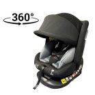 ISOFIX 360° drehbarer Mama Kiddies iSize Capry Kindersitz (40–150 cm) in Schwarz + Geschenk