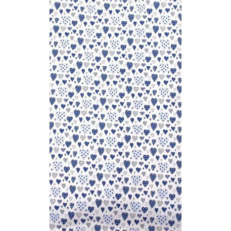 Mama Kiddies Baby Bear 2 teilige Bettwäsche für den Kindergarten in Hellblau mit Herzenmuster