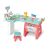 Mama Kiddies 27 teiliger ärztlicher Tisch und Stuhl und mit zahlreichen Extras in Pink-Blau