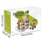 Mama Kiddies 60-teiliges 82cm hohes Luxusspielzeug mit Supermarktzubehör - orange
