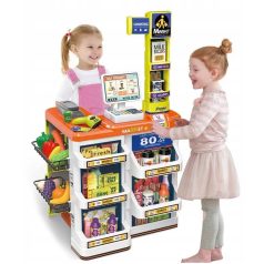   Mama Kiddies 60-teiliges 82cm hohes Luxusspielzeug mit Supermarktzubehör in blauer Farbe