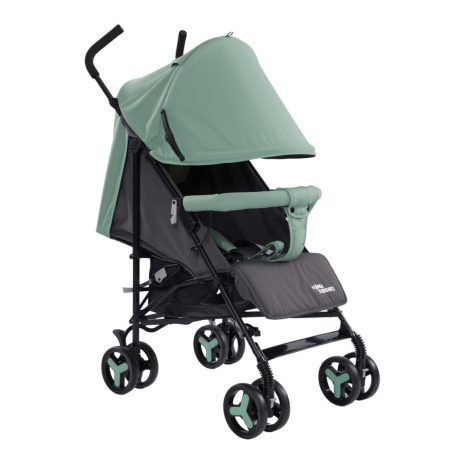 Mama Kiddies VENTO Regenschirm-Buggy in Mintgrün/Grau + GRATIS Regenverdeck