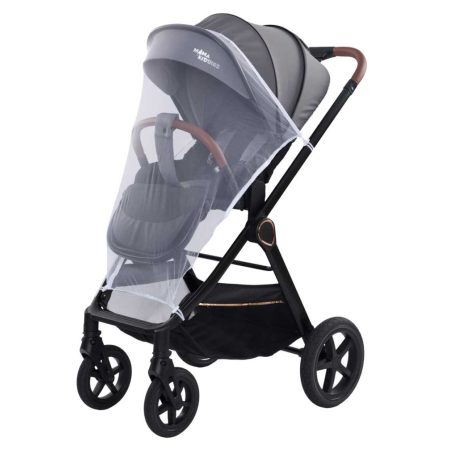 Mama Kiddies® PRIMO 4-in-1 Multifunktions-Kinderwagen in Grau + GRATIS Zubehör