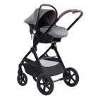 Mama Kiddies® PRIMO 4-in-1 Multifunktions-Kinderwagen in Grau + GRATIS Zubehör