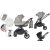 Mama Kiddies Unique 3-in-1 Multifunktionskinderwagen mit Zubehör in Hellgrau + Geschenk