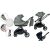Mama Kiddies Unique 3-in-1 Multifunktionskinderwagen mit Zubehör in Grün + Geschenk