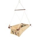 Incababy Babyschaukel in Hellbraun mit Dschungelmotiv