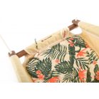 Incababy Babyschaukel in Hellbraun mit Dschungelmotiv