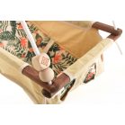 Incababy Babyschaukel in Hellbraun mit Dschungelmotiv