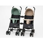Mama Kiddies® Vento Sport-Zwillingskinderwagen in Grün/Beige/Grau + Regenschutz als Geschenk