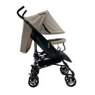 Mama Kiddies VENTO Regenschirm-Kinderwagen Buggy beige/grau + GRATIS Regenverdeck