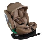  ISOFIX-fähiger, um 360° drehbarer Mama Kiddies® i-Size Journey Extra Kindersitz, um 360° drehbar, 40–150 cm, in Beige, mit Stützfuß, gratis Sonnenschutz und Fußstütze