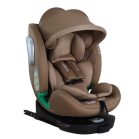  ISOFIX-fähiger, um 360° drehbarer Mama Kiddies® i-Size Journey Extra Kindersitz, um 360° drehbar, 40–150 cm, in Beige, mit Stützfuß, gratis Sonnenschutz und Fußstütze