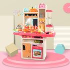 65teiliges Mama Kiddies KitchenKing Kinderküchen-Set in Pink-Orange